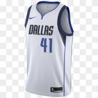 Dallas Mavericks Nike On Court Dirk Nowitzki Association - Luka Doncic Jersey Clipart
