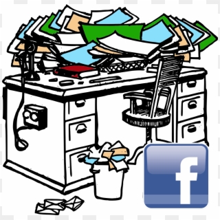Facebook Genres For English Professors - Messy Clipart Black And White - Png Download