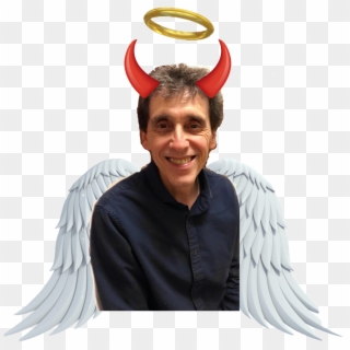 “all Human Beings Are Commingled Out Of Good And Evil - Angel Wings And Halo Png Clipart