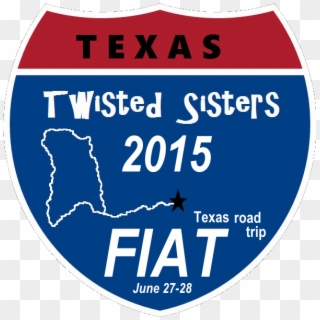 Join Us For The 1st Annual Twisted Sisters Texas Fiat - Label Clipart