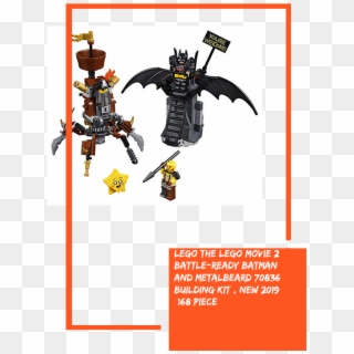 Lego The Lego Movie 2 Battle-ready Batman And Metalbeard - Lego Movie 2 Toys Clipart