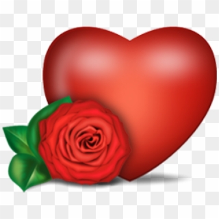 Heart Png Free Image Download - Png Heart And Rose Clipart