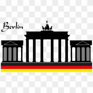 Brandenburg Gate Berlin Capital Landmark - Brandenburg Gate Clipart