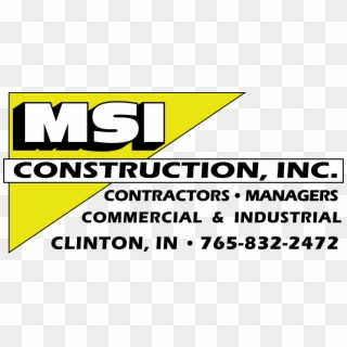 Msi Construction - " - Poster Clipart