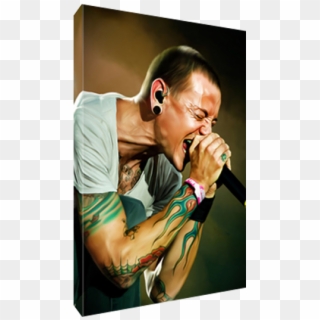 Canvas Stretched And Gallery Wrapped Over - Chester Bennington Canvas Clipart
