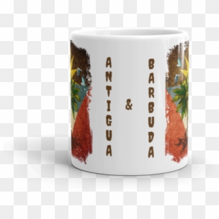 Grunge Flag White Glossy Mug - Coffee Cup Clipart