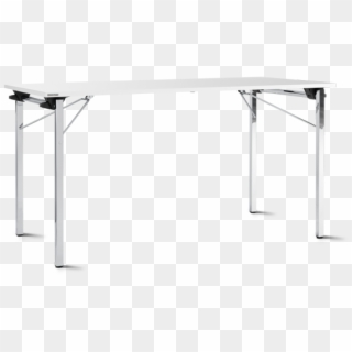 F - T - S - Folding Table Rectangular, Four-leg Base, - Sofa Tables Clipart