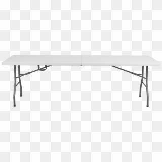 Rectangular Folding Table 8' - Folding Table With No Background Clipart