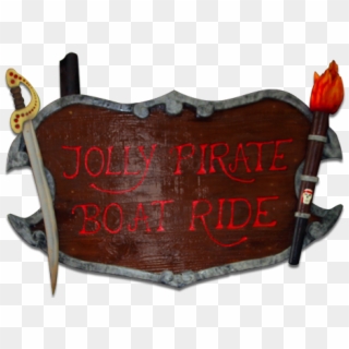 Jolly Pirate Boat Ride - Tan Clipart
