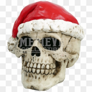 Skull Santa Hat Clipart
