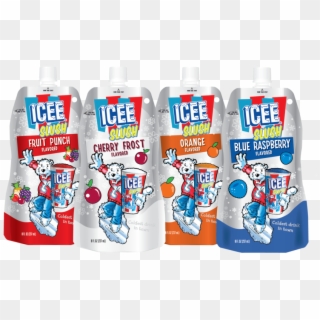 Icee All Flavors Mocked Up With Br-01 - Icee Slush Pouch Clipart