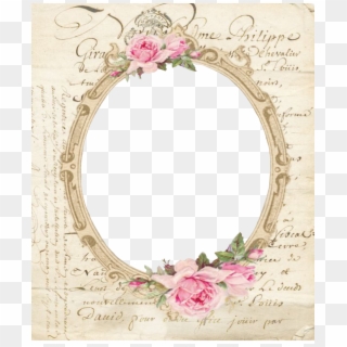 #marco #viejo #flores #vintage #antiguo - Garden Roses Clipart