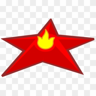 Star Fire Flame 3d Red - Bintang 3d Clipart