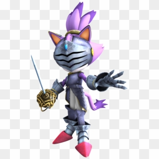 #sonic The Black Knight Blaze The Cat With Armor - Sir Percival Knight Of The Grail Clipart