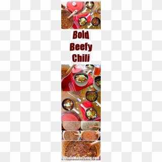 Bold Beefy Chili Pinterest Collage - Gazpacho Clipart