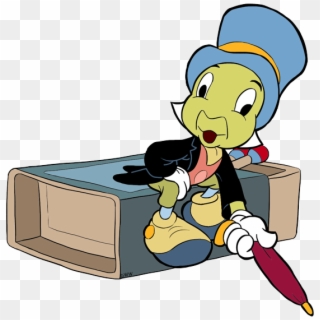 Download Jiminy Cricket Png Hd - Jiminy Cricket Sitting Clipart