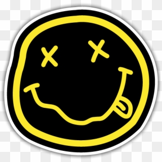 Cassie Sticker - Nirvana Smiley Face Clipart