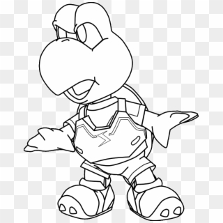 Koopa Troopa Coloring Pages Images & Pictures - Koopa Troopa Coloring Page Clipart