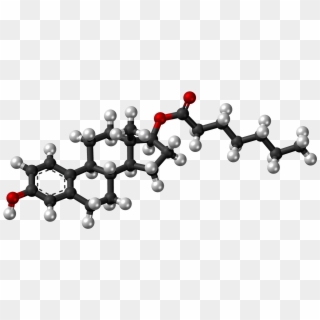 Estradiol Enanthate Molecule Ball - Molecule Clipart