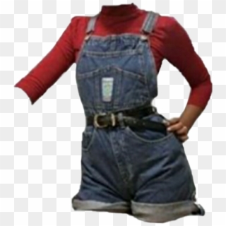 #outfit #ootd #clothes #clothing #overalls #turtleneck - Overall Clipart