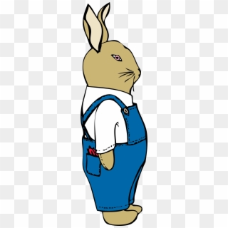 This Free Icons Png Design Of Bunny In Overalls - Clip Art Transparent Png