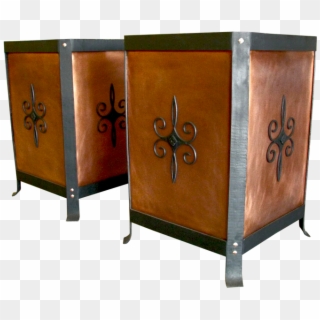 Custom Copper And Iron Planters - Cupboard Clipart