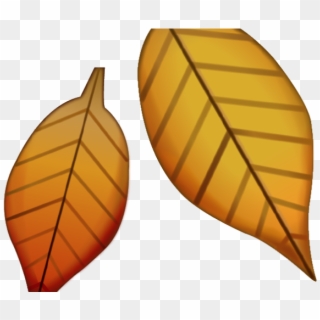 Autumn Leaves Clipart Emoji - Fall Leaves Emoji Png Transparent Png