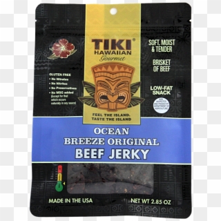 Tiki Hawaiian Gourmet Jerky - Flyer Clipart