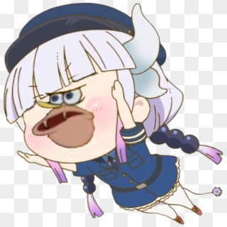 When They Continue Lewding The Dragons - Kanna Kamui Meme Clipart