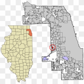 Cook County Illinois Incorporated And Unincorporated - County Illinois Clipart