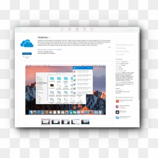 1) Install Onedrive For Your Mac Through The App Store - Onedrive Mac Clipart