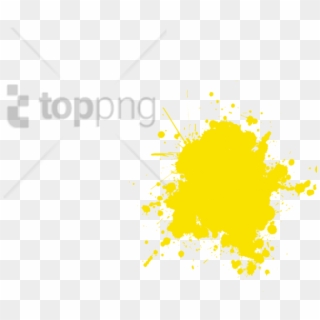 Free Png Yellow Paint Splash Png Png Image With Transparent - Black Paint Splatter Png Clipart