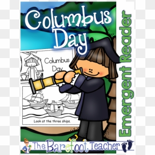 Columbus Day Emergent Reader - Cartoon Clipart