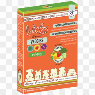 Licks® Calming Veggies 10 Pack - Poster Clipart