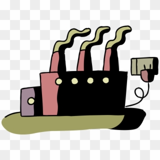 Vector Illustration Of Plugged In Smart Industrial Clipart