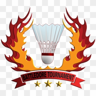 Logo Designed For Shuttle Tournament - Crown Wreath Silhouette Clipart