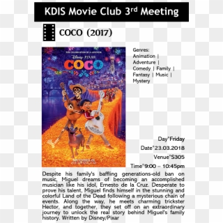 #kdismovieclub #animation #coco - Greatest Showman A Disney Movie Clipart