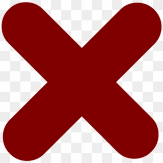 No - X En Png Clipart