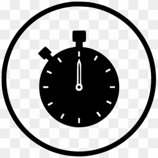 Black And White Library Timer Time Watch Count Svg - Cross Gun Png Clipart