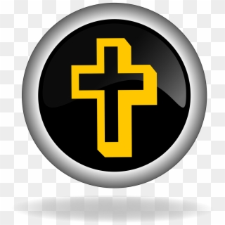 Cross Christian Symbol Button - Imam Ali Christian Clipart