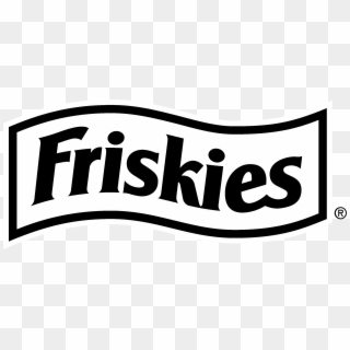 Friskies Logo Black And White - Black-and-white Clipart