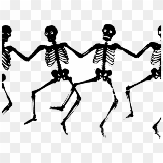 Skeletons Dancing Clipart