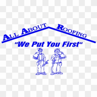 All About Roofing Logo - Illustration Clipart
