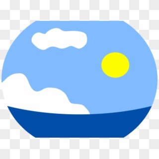 Clouds Clipart Ocean - Circle - Png Download