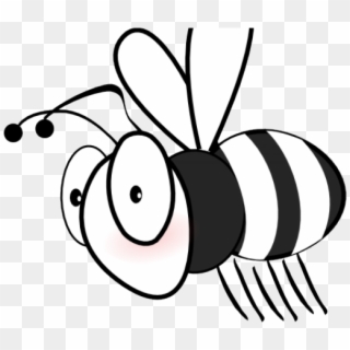 Animal Clipart Bumblebee - Bee Art Clip In Black And White - Png Download