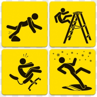 Slip And Fall Hazard Clipart - Workplace Hazards - Png Download
