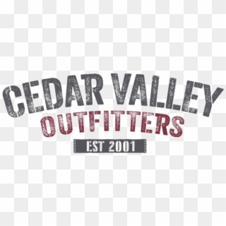Cedar Valley Outfitters - Label Clipart