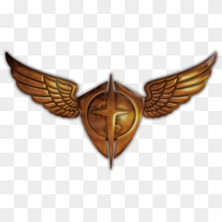 Federation Air Forces Pilot's Wings - Emblem Clipart