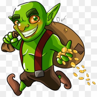 Free Download Goblin Clash Of Clans Looting Fortnite - Loot Deals Clipart