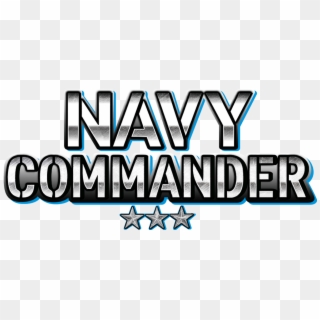 Navy Commander Logo - Majorelle Blue Clipart